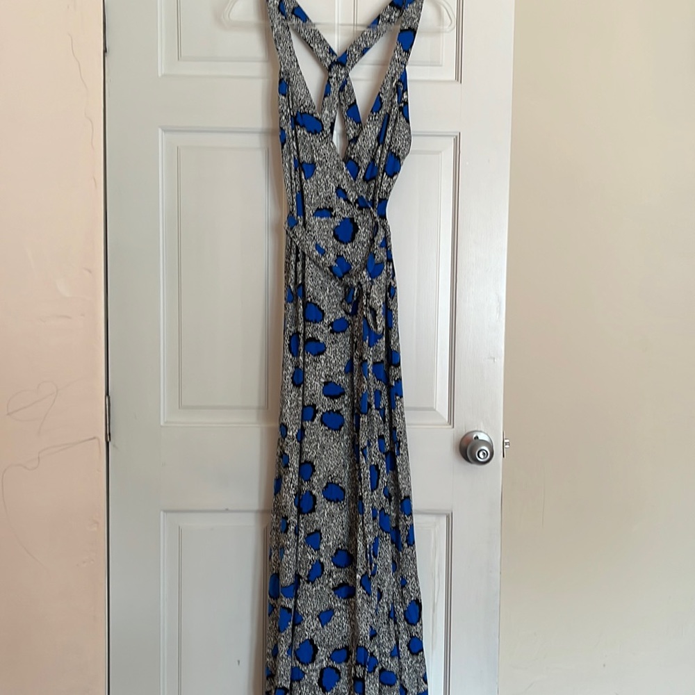 DVF wrap dress size 10